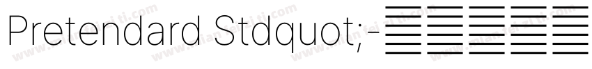 Pretendard Stdquot;字体转换